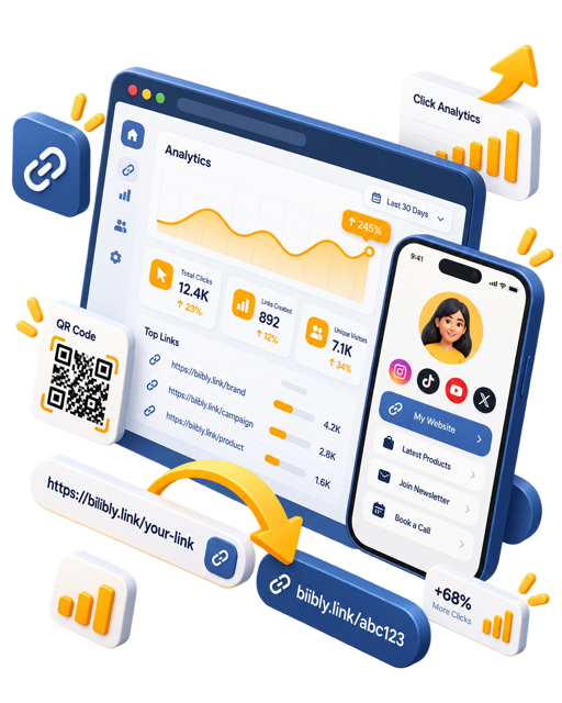 Biibly | URL Shortener, Custom Links & Link Management